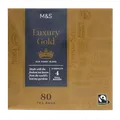 M&S Fairtrade Luxury Gold Teabags 80 per pack