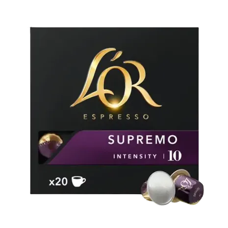 L'OR Supremo 20 pods for Nespresso