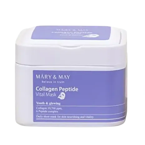 Mary&May - Collagen Peptide Vital Mask 30 sheets