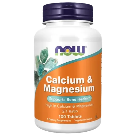 Now Foods Calcium & Magnesium - 100 tablets