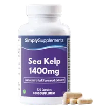 Simplysupplements Sea Kelp Capsules 1,400mg 120 Capsules