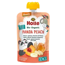 Holle Switzerland Organic Baby Food Pouches - Panda Peach