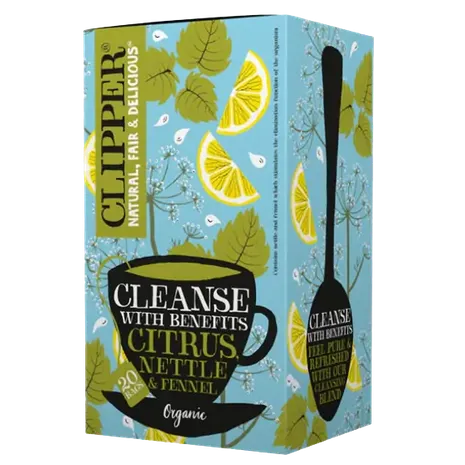 Clipper organic cleanse with benefits infusion 20 bags