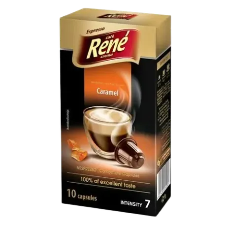 Cafe Rene Caramel 10 pods for Nespresso