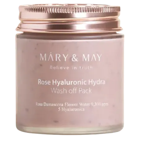 Mary&May - Rose Hyaluronic Hydra Wash Off Mask Pack 125G