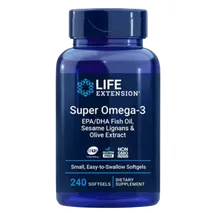 Life Extension Super Omega-3 EPA/DHA with Sesame Lignans & Olive Extract - 240 softgels