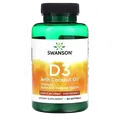 Swanson Vitamin D-3 with Coconut Oil, 2000 IU - 60 softgels