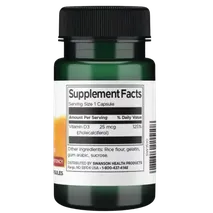 Swanson Vitamin D-3 - 1000 IU - 60 caps