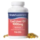 Simplysupplements Cod Liver Oil Capsules 1,000mg 120 Capsules