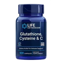 Life Extension Glutathione, Cysteine & C - 100 caps
