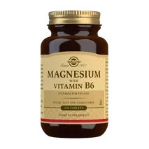 Solgar Magnesium with Vitamin B6 Tablets - Pack of 100