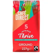 Cafedirect Fairtrade Thrive Intense Roast Ground Coffee 227g