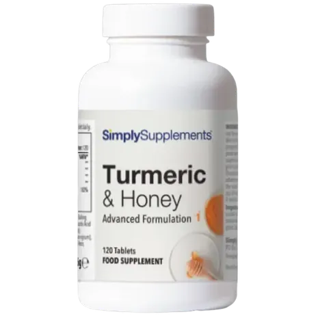 Simplysupplements Turmeric & Honey 120 Tablets
