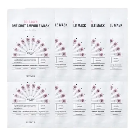 EUNYUL - Collagen One Shot Ampoule Mask - 10pcs