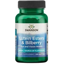 Swanson Lutein Esters & Bilberry - 120 softgels