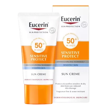 Eucerin Sun Sensitive Protect Face Sun Cream for Sensitive Skin SPF 50+, 50ml