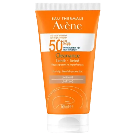 Avene Very High Protection Cleanance Tinted SPF50+ Sun Cream for Blemish-prone Skin 50ml