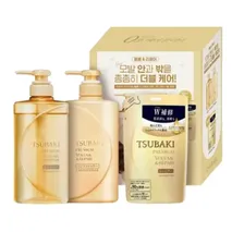 Tsubaki Premium Volume & Repair Shampoo + Conditioner Set + Shampoo Refill 330ml