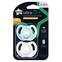 Tommee Tippee Ultra-Light Silicone Soother - 2 pieces
