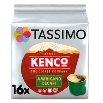 Tassimo Kenco Americano Decaff Coffee Pods 16 per pack