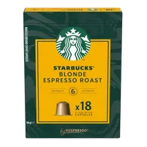 Starbucks Blonde Espresso Roast Nespresso 18 pods