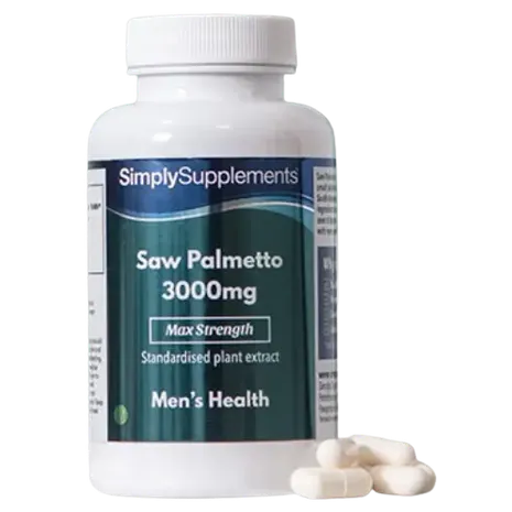 Simplysupplements Saw Palmetto Capsules 3,000mg 180 Capsules