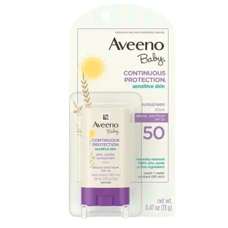 Aveeno Baby Continuous Protection Mineral Sunscreen Stick 13g