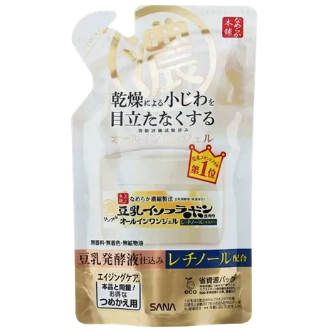 SANA - Soy Milk Wrinkle Care Jelly Cream N Refill 100G