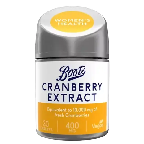 Boots Cranberry Extract 400mg 30 tablets (1 month supply)