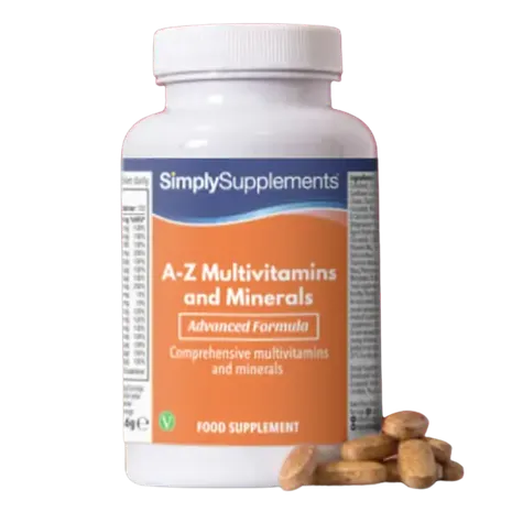 Simplysupplements A to Z Multivitamins & Minerals 120 Capsules