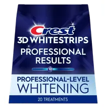 Crest 3D Whitestrips Professional White Teeth Whitening Kit, 20 Treatments