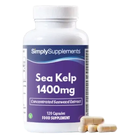 Simplysupplements Sea Kelp Capsules 1,400mg 120 Capsules