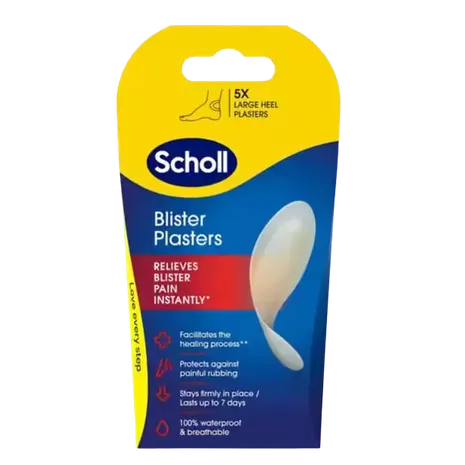 Scholl Heel Blister Plasters 5 Pack