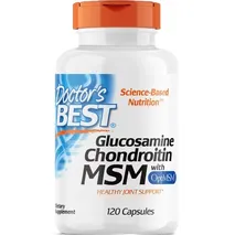 Doctor's Best Glucosamine Chondroitin MSM with OptiMSM - 120 caps