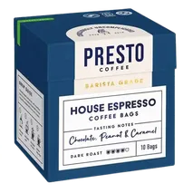Presto House Espresso Coffee Bags 80g