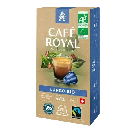 Café Royal Lungo BIO 10 pods for Nespresso