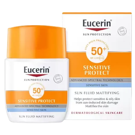 Eucerin Sun Sensitive Protect Mattifying Sunscreen Cream for Face SPF 50+, 50ml