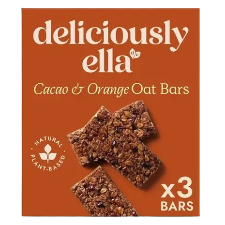 Deliciously Ella Cacao & Orange Oat Bar Multipack 3 x 50g