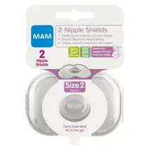 MAM Nipple Shields Size 2 – 2 Pack