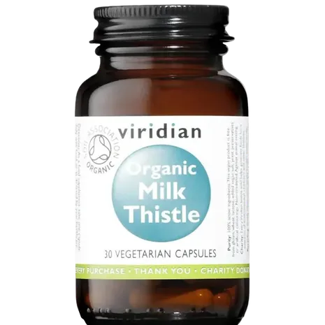 Viridian Organic Milk Thistle 400mg Veg Caps 30