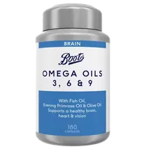 Boots Omega Oils 3 6 & 9 180 Capsules (6 month supply)