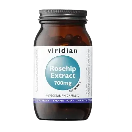 Viridian Rosehip Extract 700mg Veg Caps 90