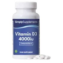 Simplysupplements Vitamin D3 Tablets 4,000iu 360 Tablets