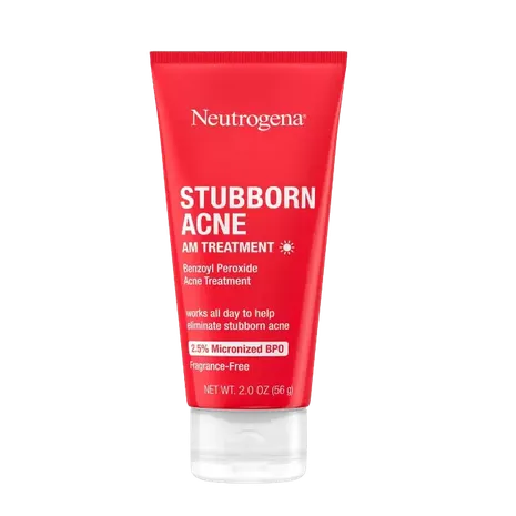 Neutrogena Stubborn Acne AM  Treatment  2.5% Micronized Benzoyl Peroxide - 2 Oz