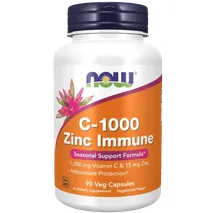 Now Foods C-1000 Zinc Immune - C-1000 Zinc Immune - 90 vcaps