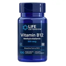 Life Extension Vitamin B12 Methylcobalamin, 500mcg - 100 vegetarian lozenges