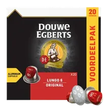 Douwe Egberts Lungo 6 Original 20 pods for Nespresso