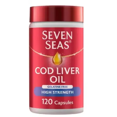 Seven Seas Omega-3 Fish Oil Plus Cod Liver Oil High Strength - 120 Caps