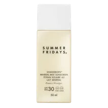 SUMMER FRIDAYS SHADEDROPS BROAD SPECTRUM SPF 30 MINERAL MILK SUNSCREEN 50ML