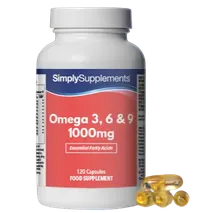 Simplysupplements Omega 3, 6 & 9 Capsules 1,000mg 240 Capsules